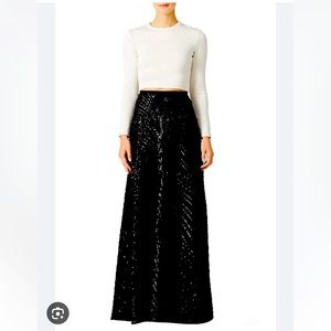 Slate & Willow Maxi Black Sparkle Skirt!